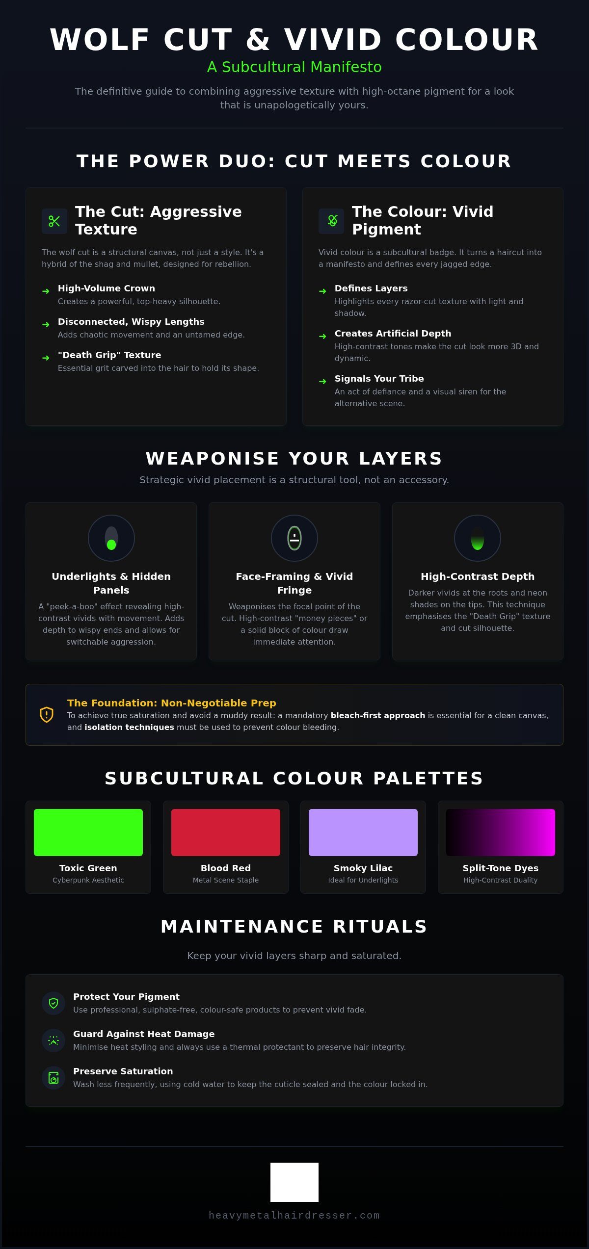 Wolf Cut with Vivid Colour Ideas: Weaponising Your Layers for 2026