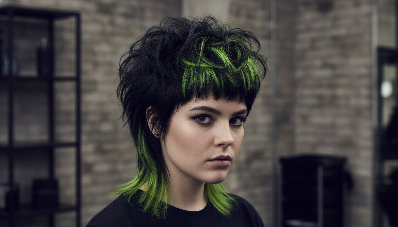 The Ultimate Wolf Cut for Round Face: Aggressive Layers to Sharpen Your Look