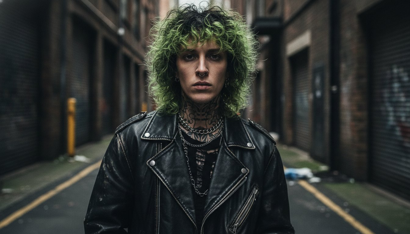 Curly Wolf Cut Inspiration: Aggressive Texture for Alternative Souls