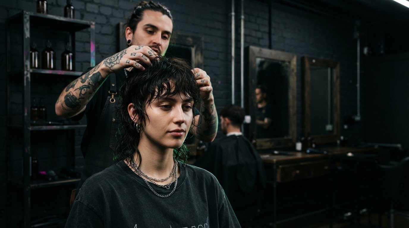 Air Drying a Wolfcut: A No-Heat Guide to Shape and Texture