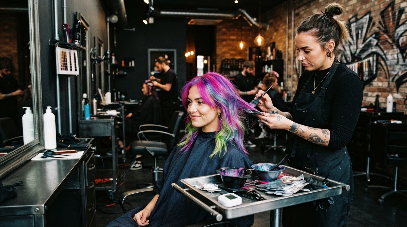 Cost of Vivid Hair Colour UK: What Shapes the Price in 2026